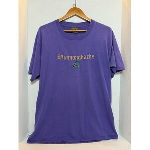 Vtg Nutmeg Mills Arizona Diamondbacks Shirt Distressed Faded Stains Lg 176